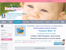 Tablet Screenshot of cadeaux-naissance-bebe.fr